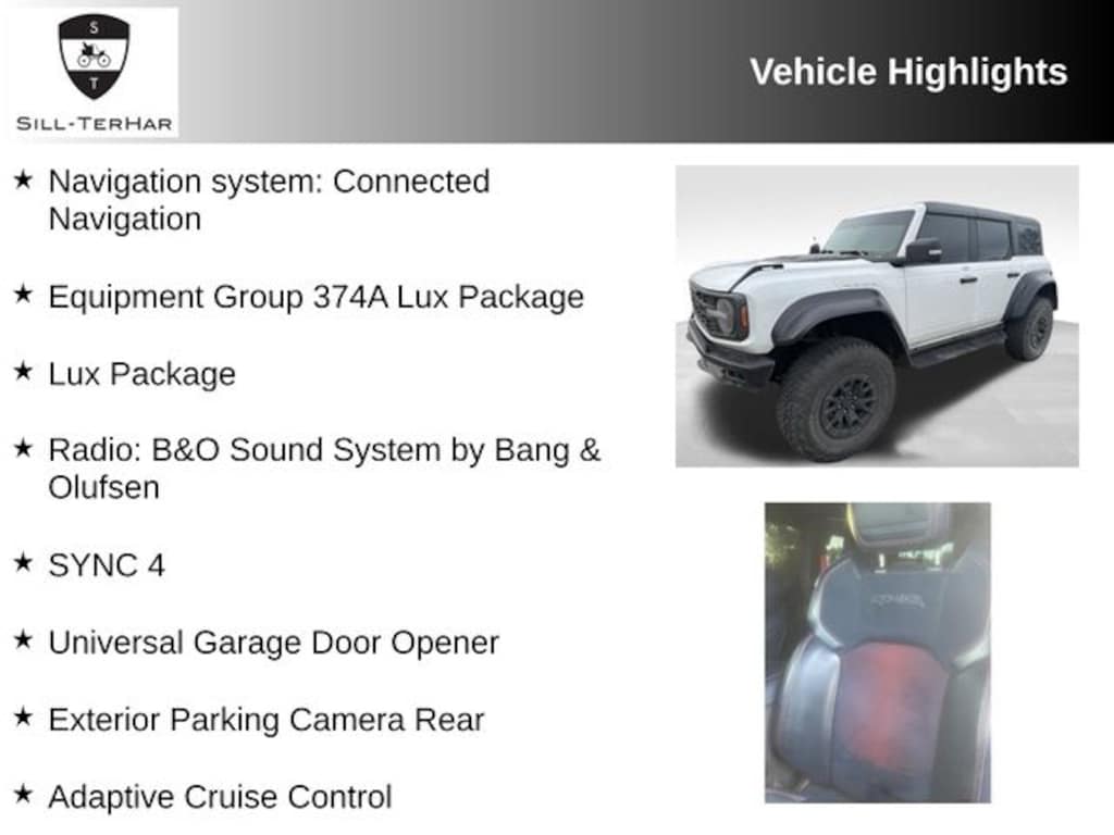 Used 2022 Ford Bronco Raptor SUV