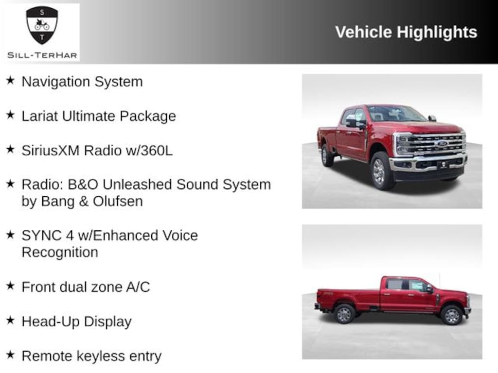 New 2025 Ford F-350SD Lariat Truck