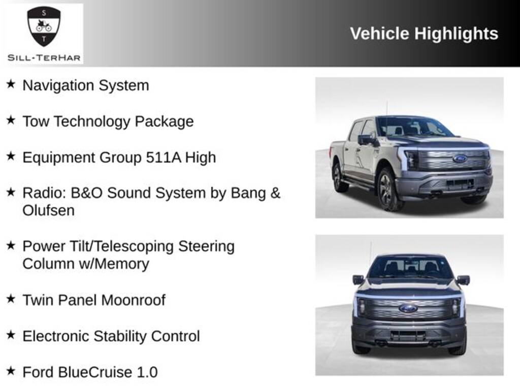 Certified 2023 Ford F-150 Lightning Lariat Truck