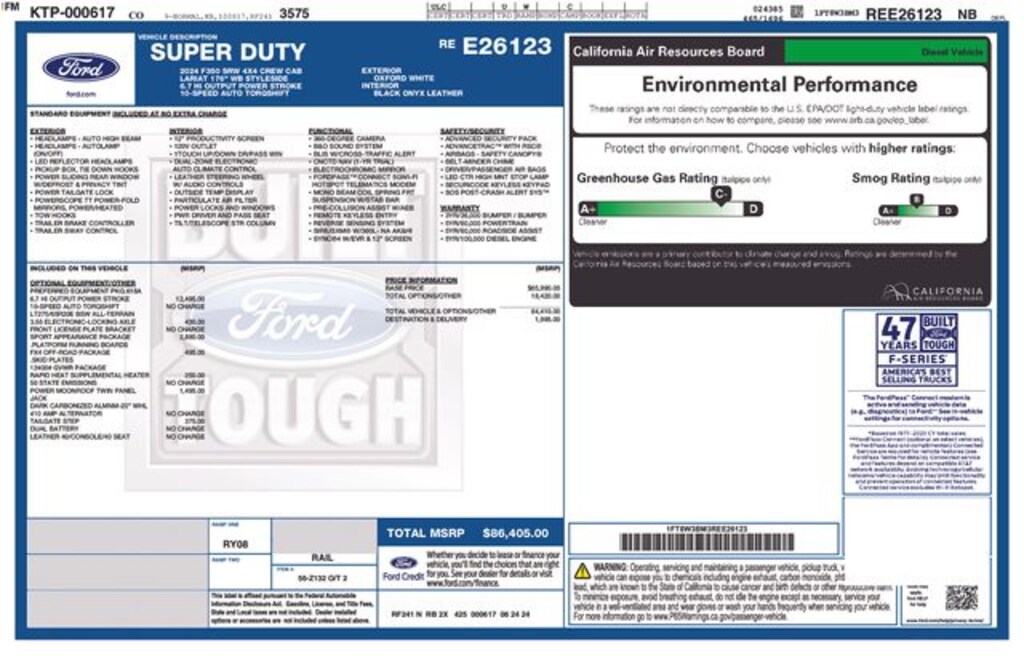 Used 2024 Ford F-350SD Lariat Truck