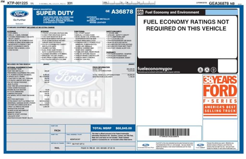 Used 2016 Ford F-350SD Lariat Truck