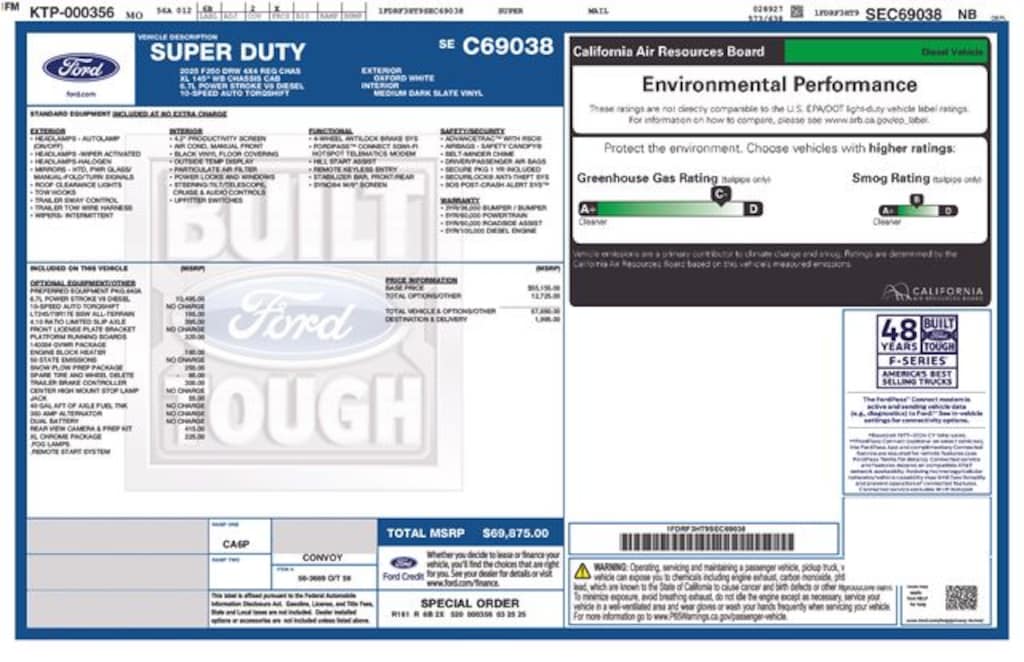 New 2025 Ford F-350SD XL Chassis