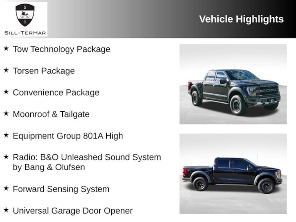 Used 2022 Ford F-150 Raptor Truck