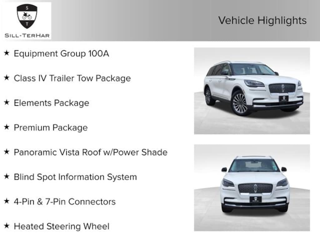 Certified 2023 Lincoln Aviator Standard SUV