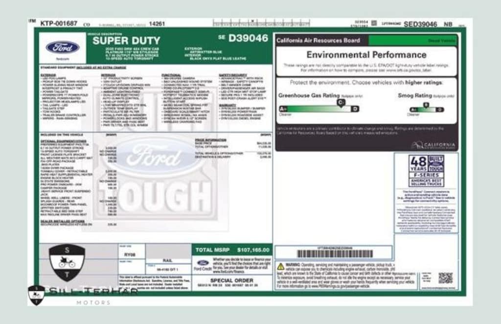 New 2025 Ford F-450SD Platinum Truck