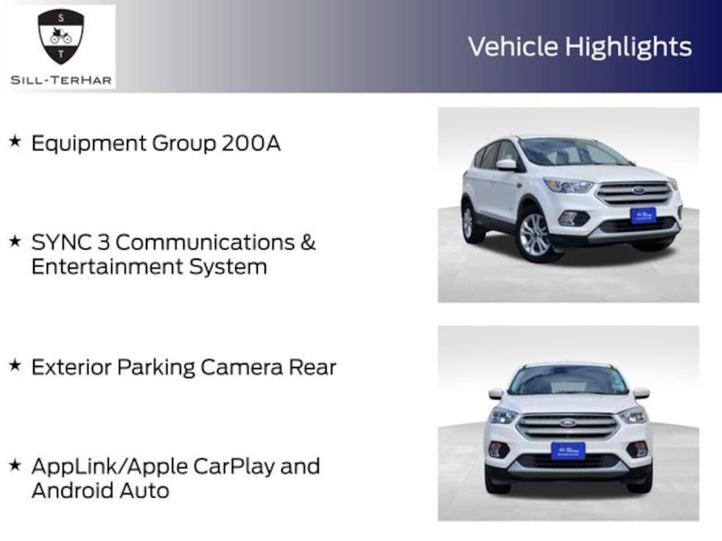 Certified 2019 Ford Escape SE SUV