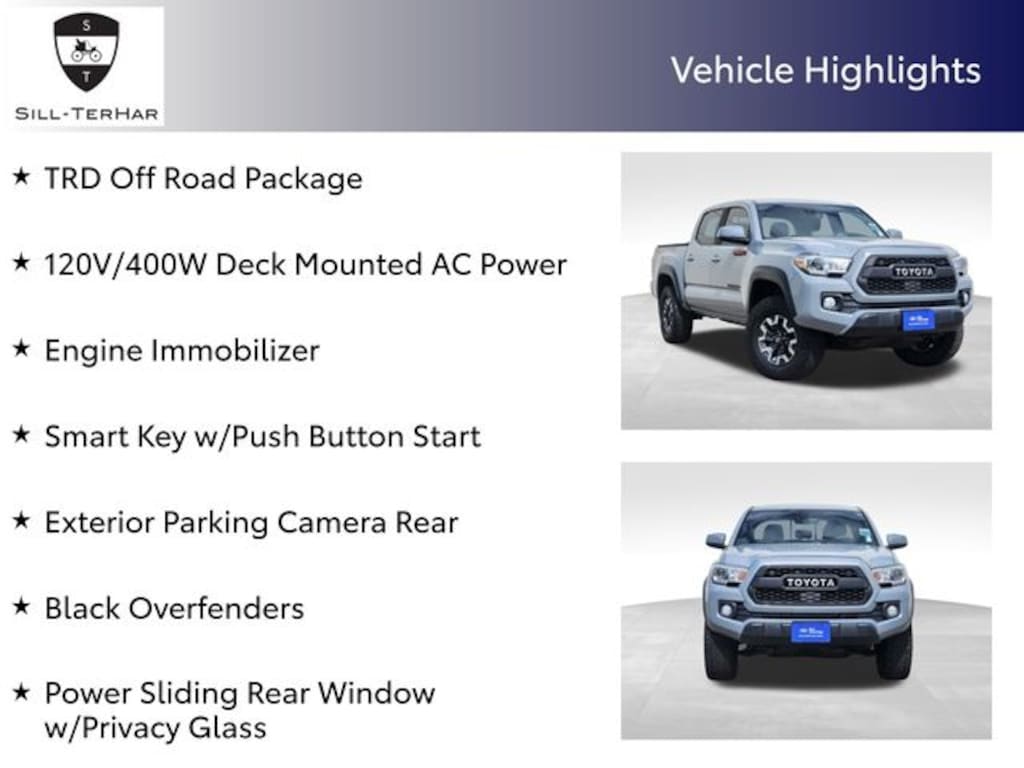 Certified 2020 Toyota Tacoma TRD Off-Road Truck
