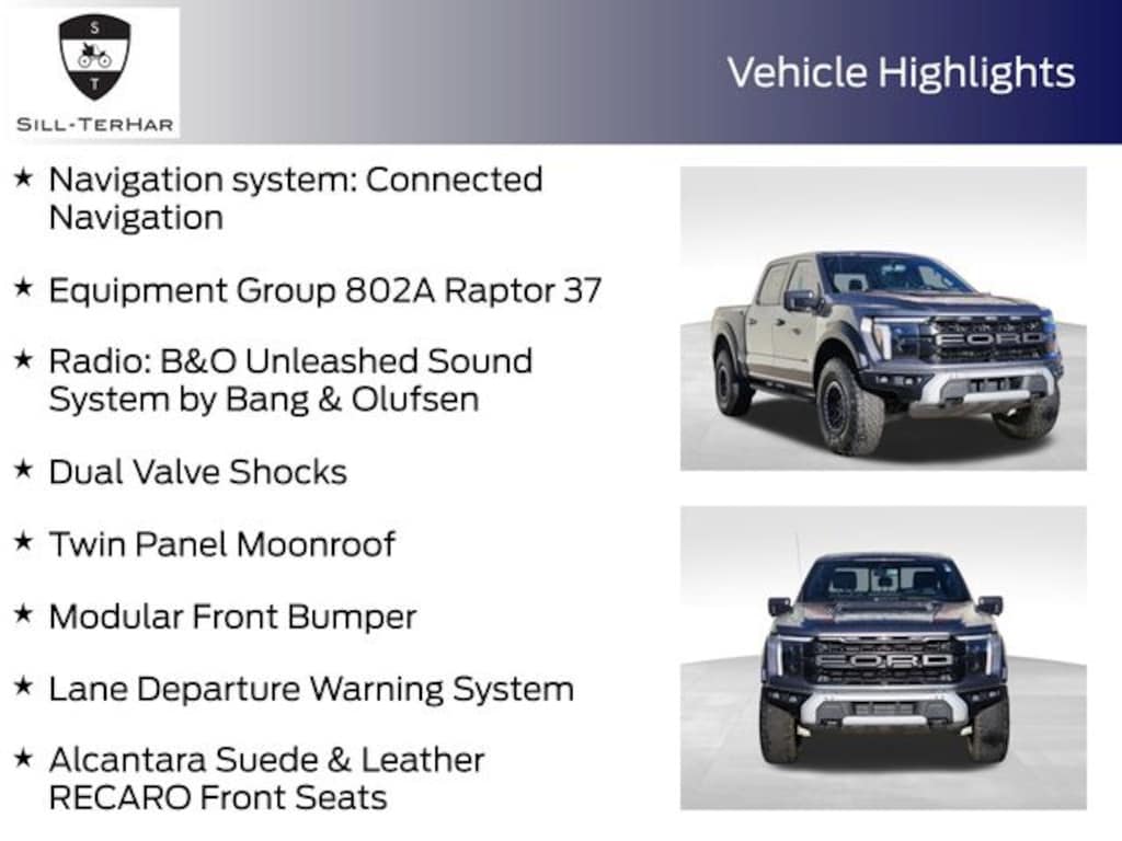 Certified 2024 Ford F-150 Raptor Truck