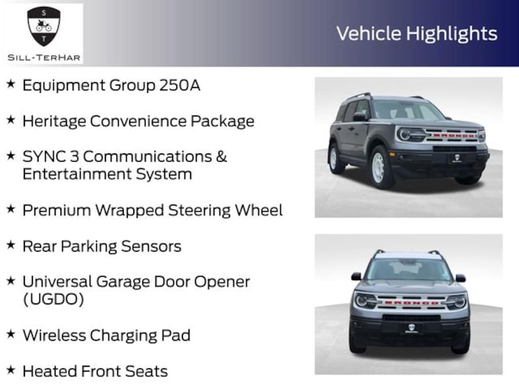 Certified 2024 Ford Bronco Sport Heritage SUV