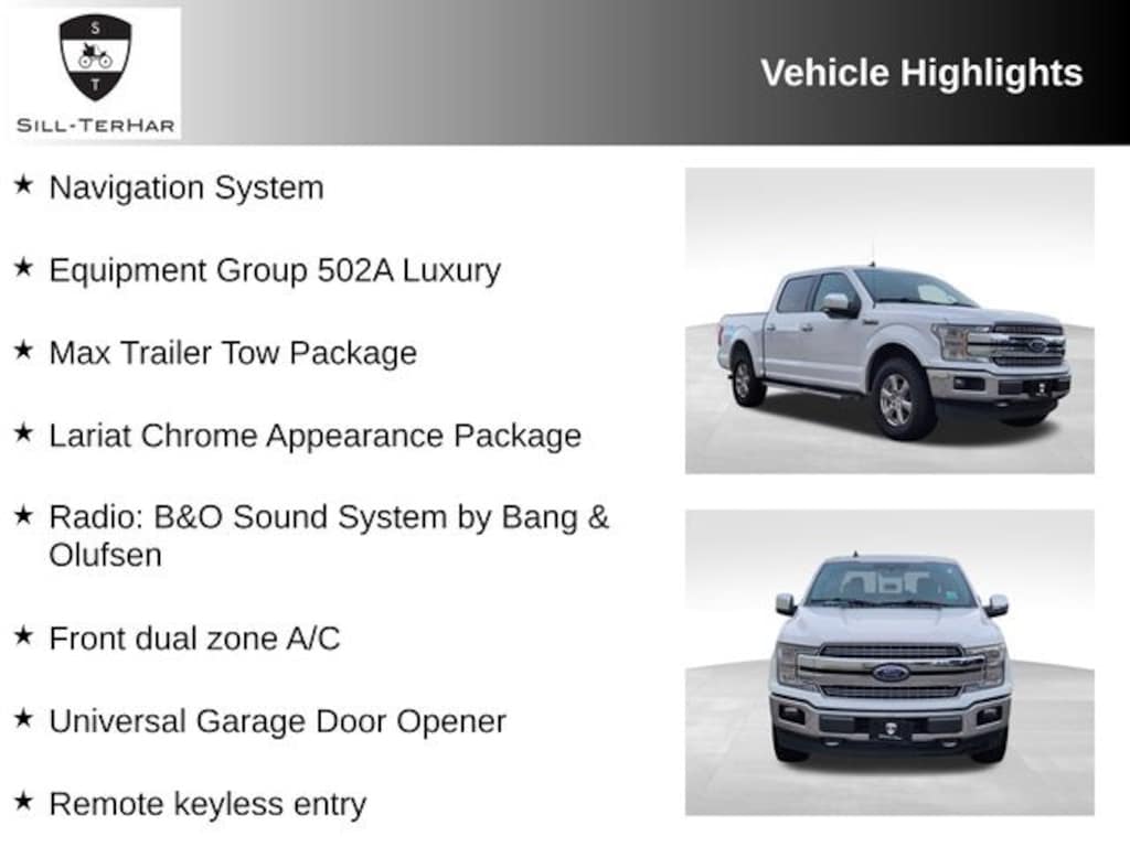 Used 2019 Ford F-150 Lariat Truck