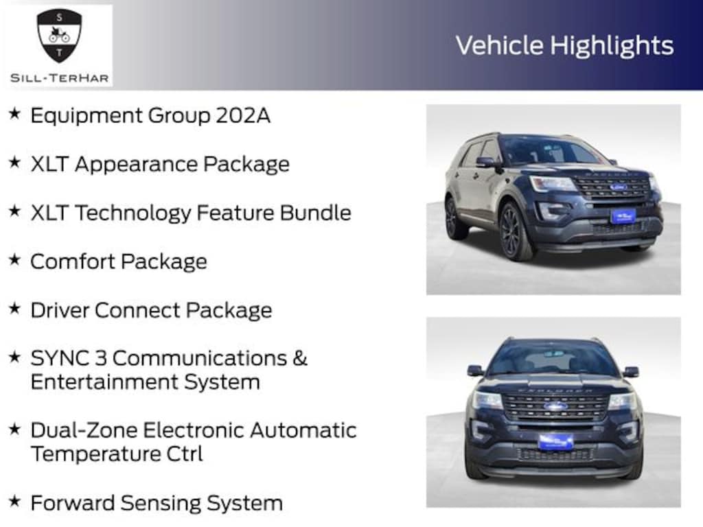 Certified 2017 Ford Explorer XLT SUV