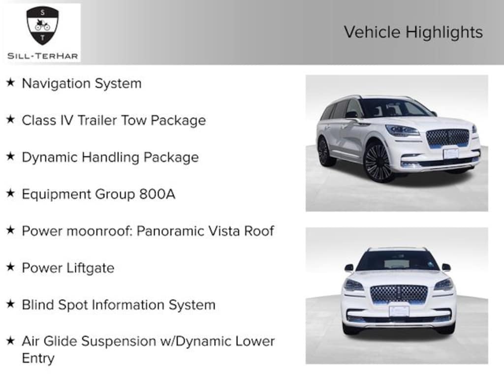 Certified 2023 Lincoln Aviator Black Label SUV