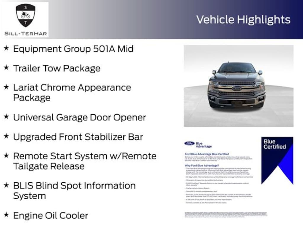 Certified 2019 Ford F-150 Lariat Truck