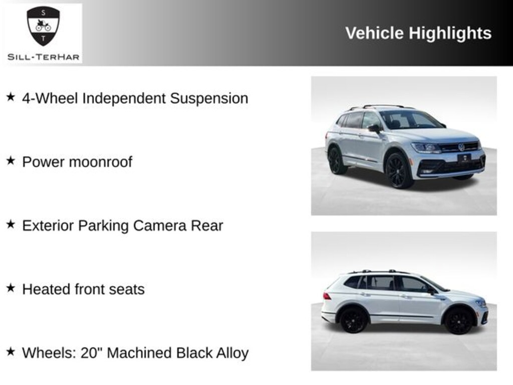 Used 2021 Volkswagen Tiguan 2.0T SE R-Line Black SUV