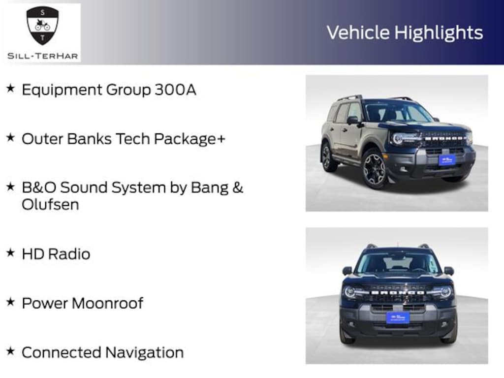 Certified 2025 Ford Bronco Sport Outer Banks SUV