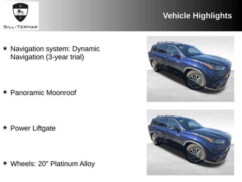 Certified 2021 Toyota Highlander Hybrid Platinum SUV