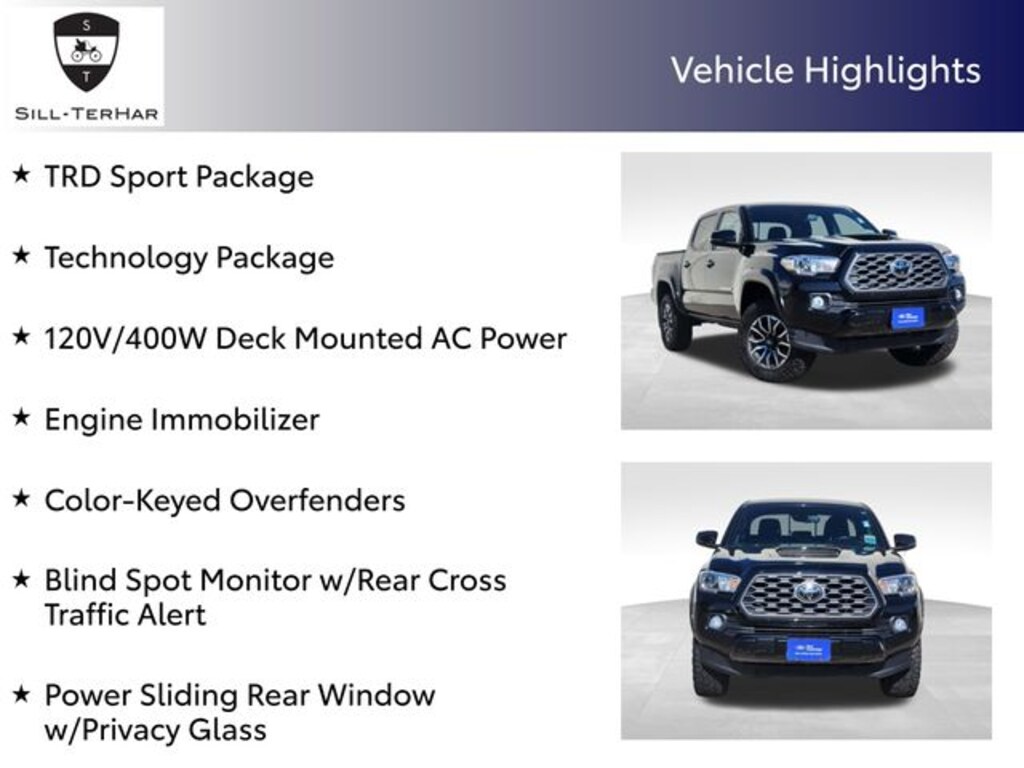 Certified 2022 Toyota Tacoma TRD Sport Truck