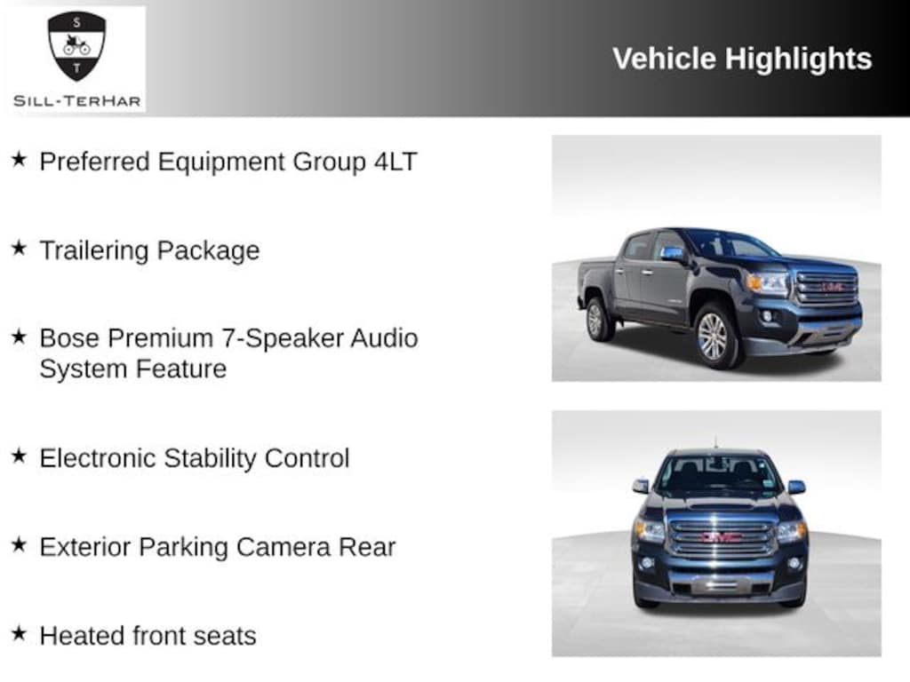 Certified 2017 GMC Canyon SLT Truck