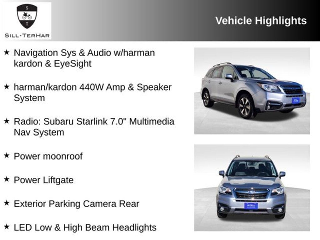 Certified 2018 Subaru Forester 2.5i Limited SUV