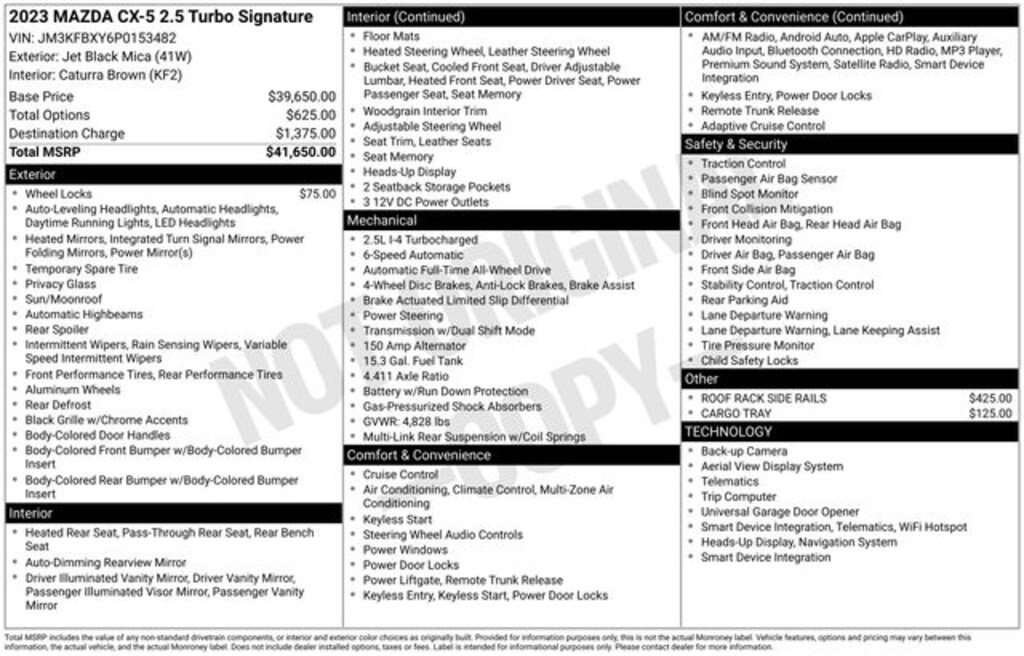 Used 2023 Mazda CX-5 2.5 Turbo Signature SUV