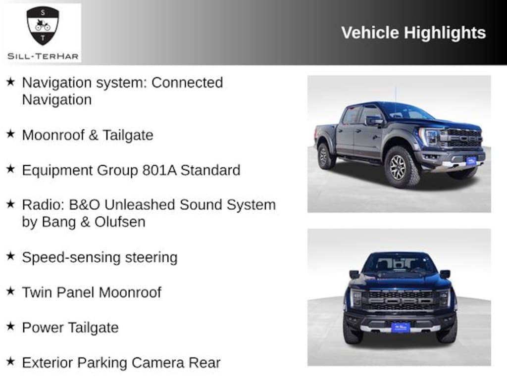 Certified 2023 Ford F-150 Raptor Truck