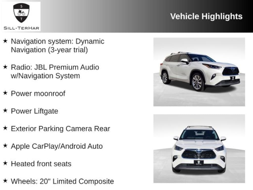 Used 2021 Toyota Highlander Hybrid Limited SUV