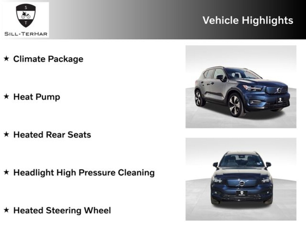 Certified 2022 Volvo XC40 Recharge Pure Electric P8 Plus SUV