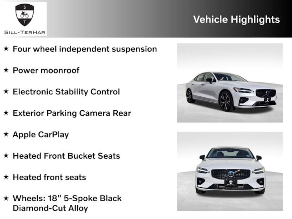 Certified 2024 Volvo S60 B5 Plus Dark Sedan