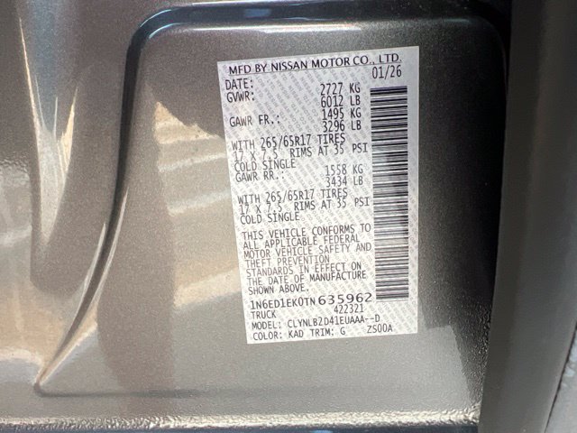 2026 Nissan Frontier SV - Photo 34