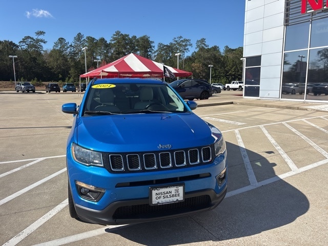 Used 2021 Jeep Compass Latitude with VIN 3C4NJCBB0MT509209 for sale in Silsbee, TX