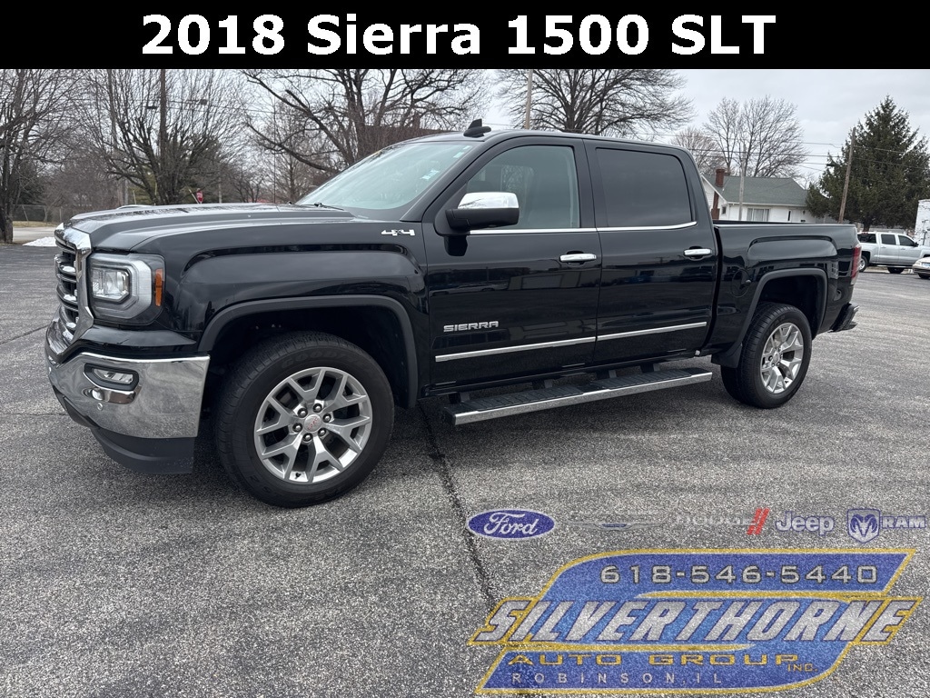 Used 2018 GMC Sierra 1500 SLT Crew Cab Short Bed Truck