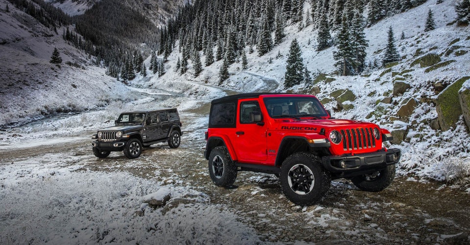 2018 Jeep Wrangler Model Comparison Chart