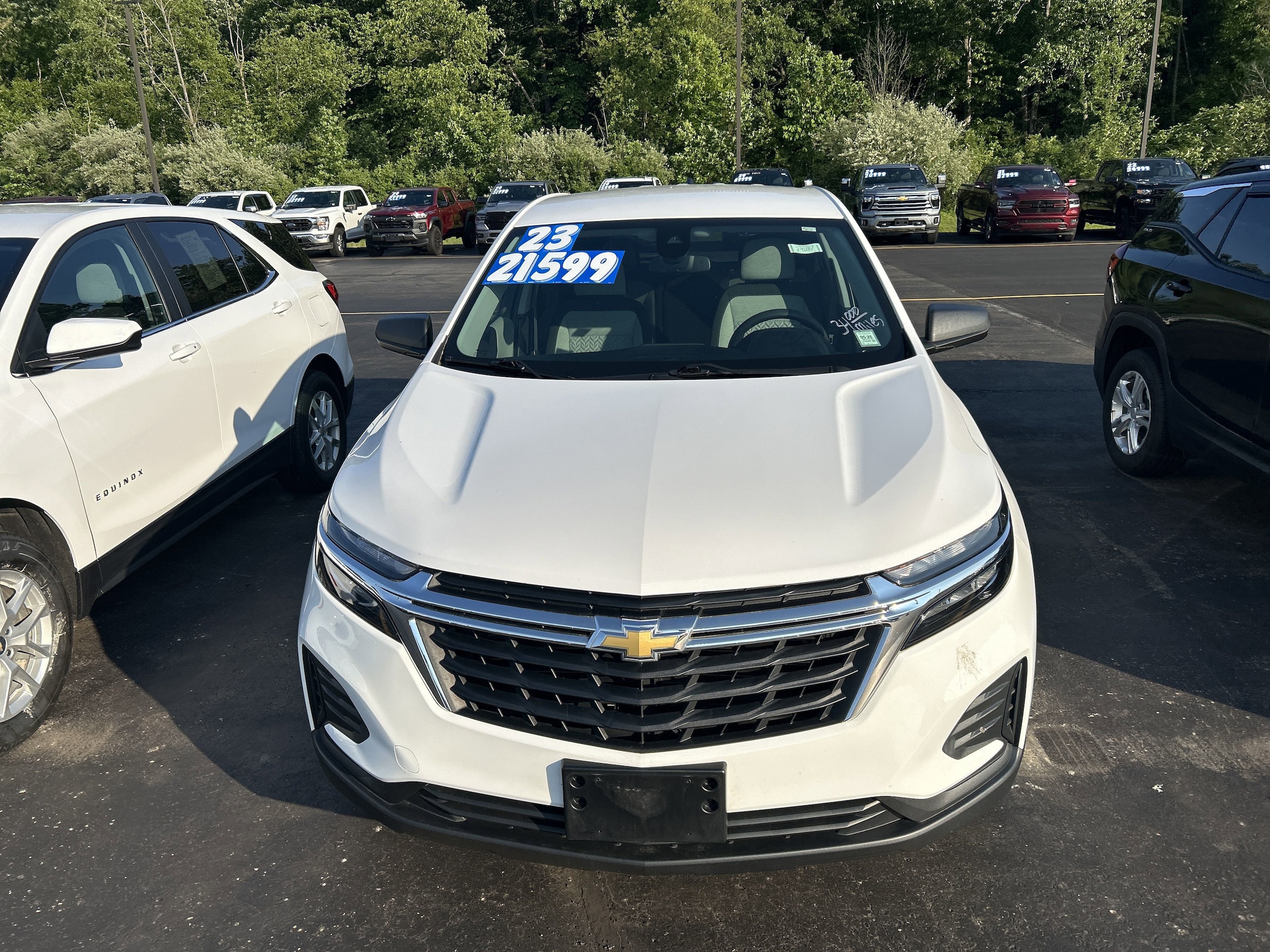 Used 2023 Chevrolet Equinox LS with VIN 3GNAXSEG7PL108539 for sale in Hornell, NY
