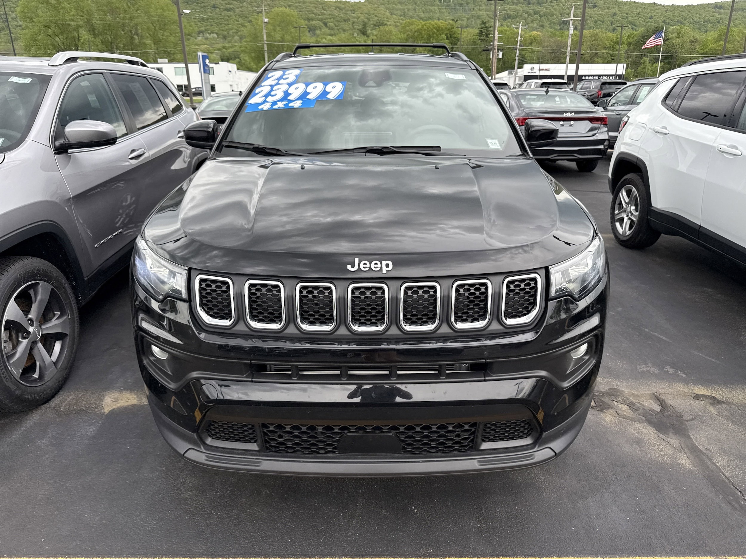 Used 2023 Jeep Compass Latitude Lux with VIN 3C4NJDFN1PT515406 for sale in Hornell, NY