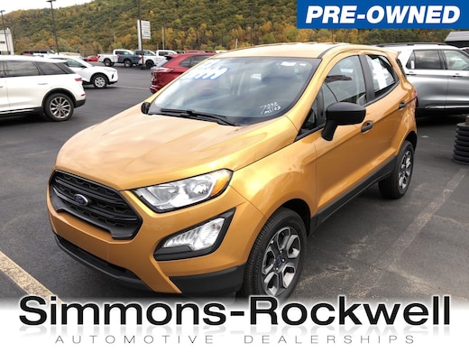 Used Ford EcoSport for Sale in Hallstead Simmons Rockwell Ford of