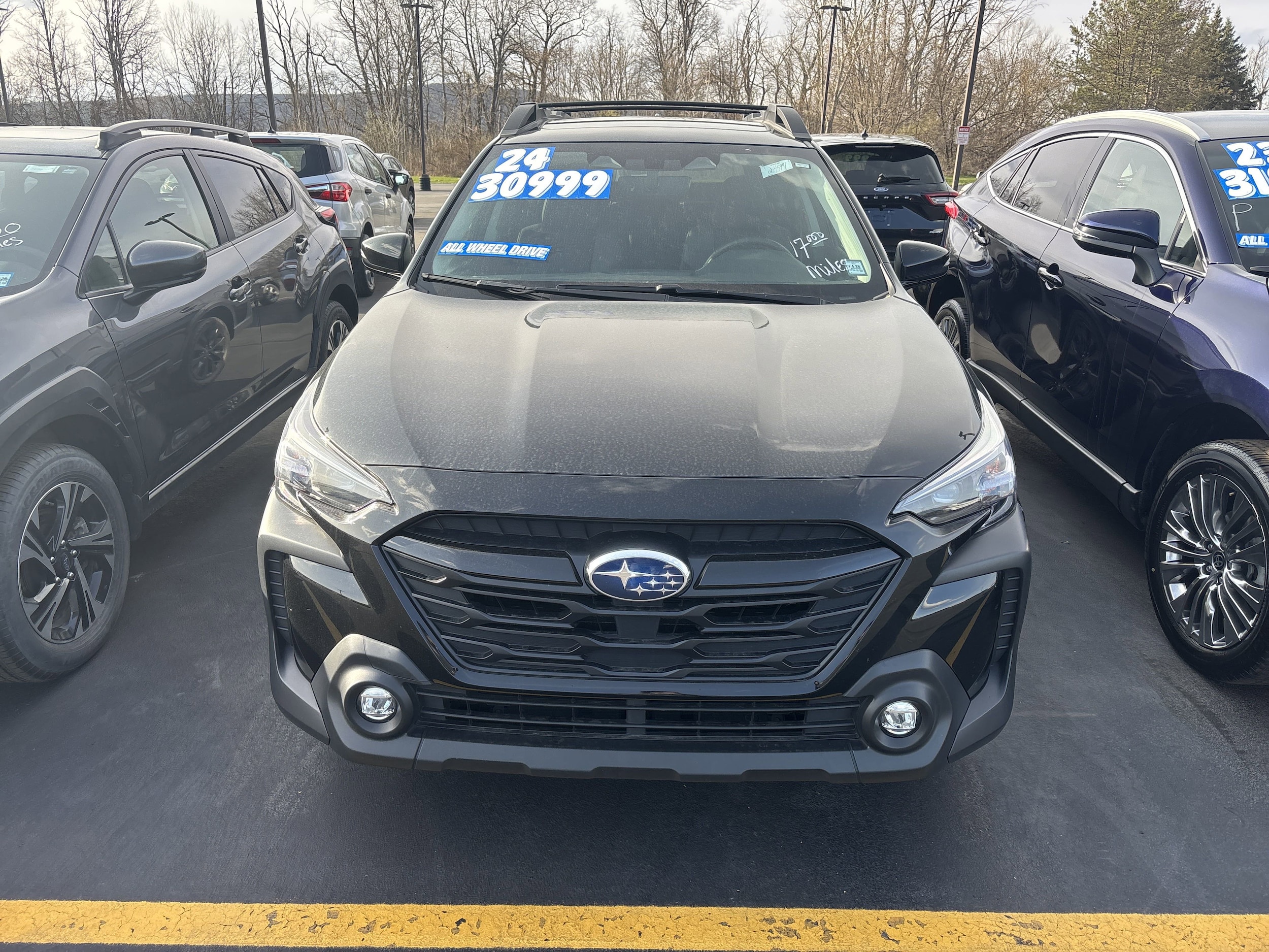 Used 2024 Subaru Outback Onyx Edition with VIN 4S4BTALC2R3160223 for sale in Hornell, NY