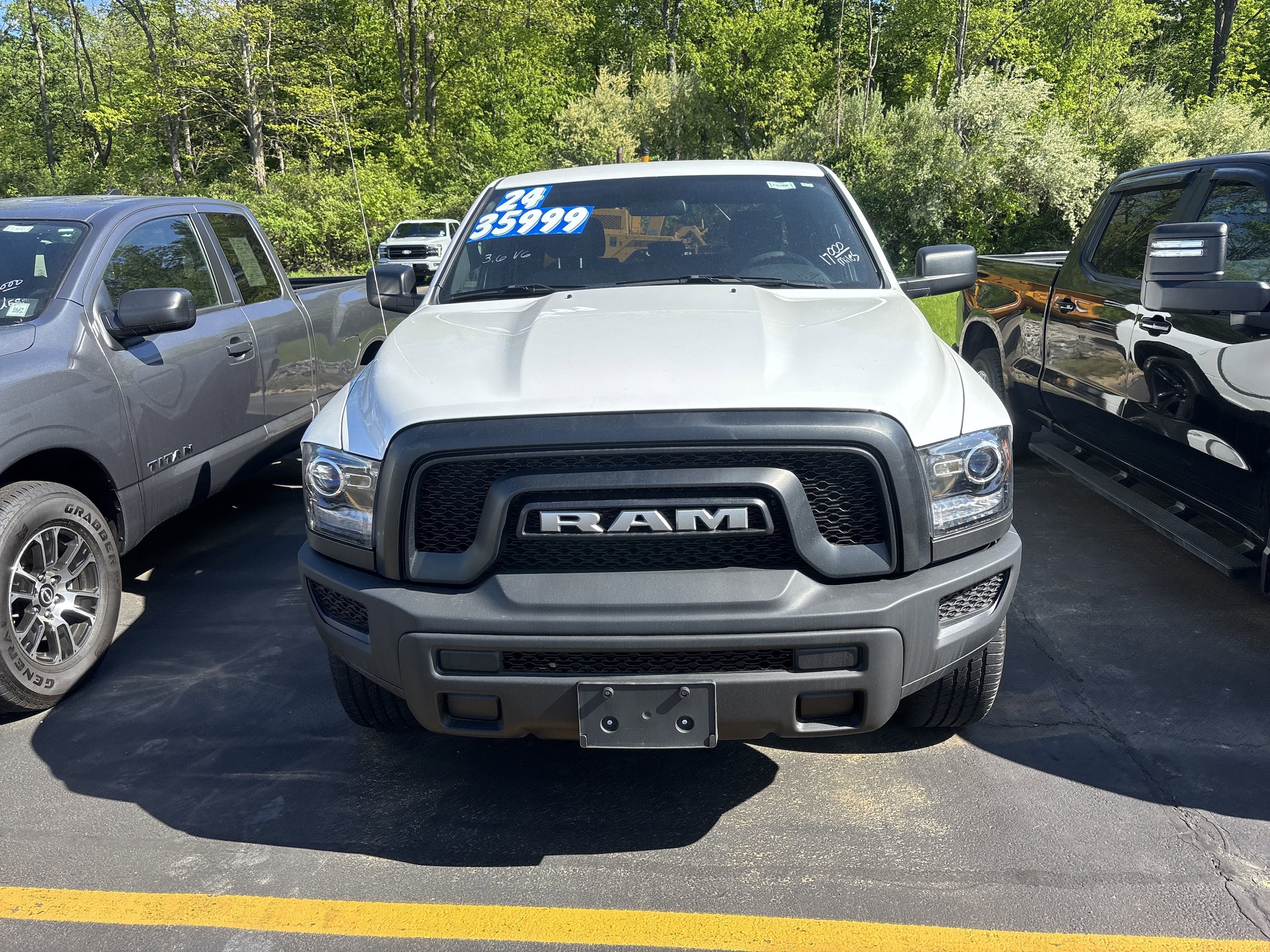 Used 2024 RAM Ram 1500 Classic Warlock with VIN 1C6RR7LG3RS156654 for sale in Hornell, NY