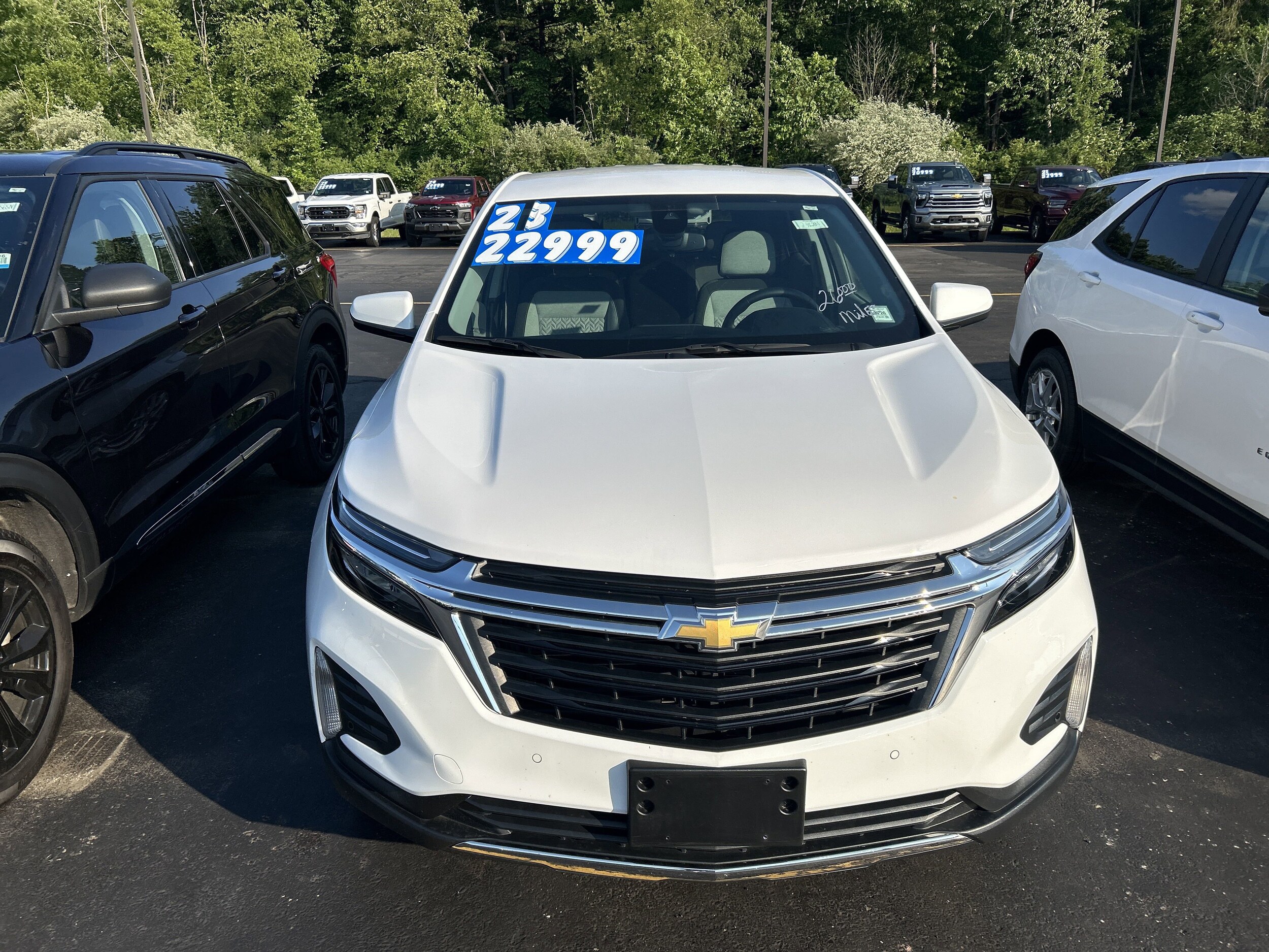 Used 2023 Chevrolet Equinox LT with VIN 3GNAXTEG2PL245832 for sale in Hornell, NY