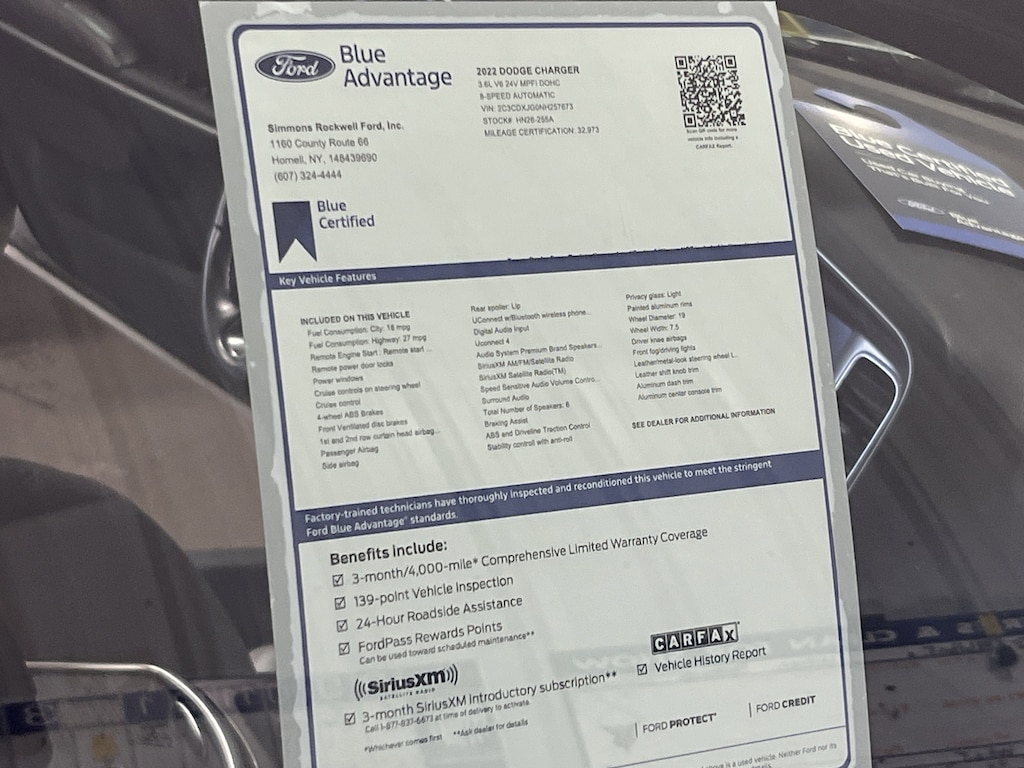 Certified 2022 Dodge Charger SXT SXT AWD