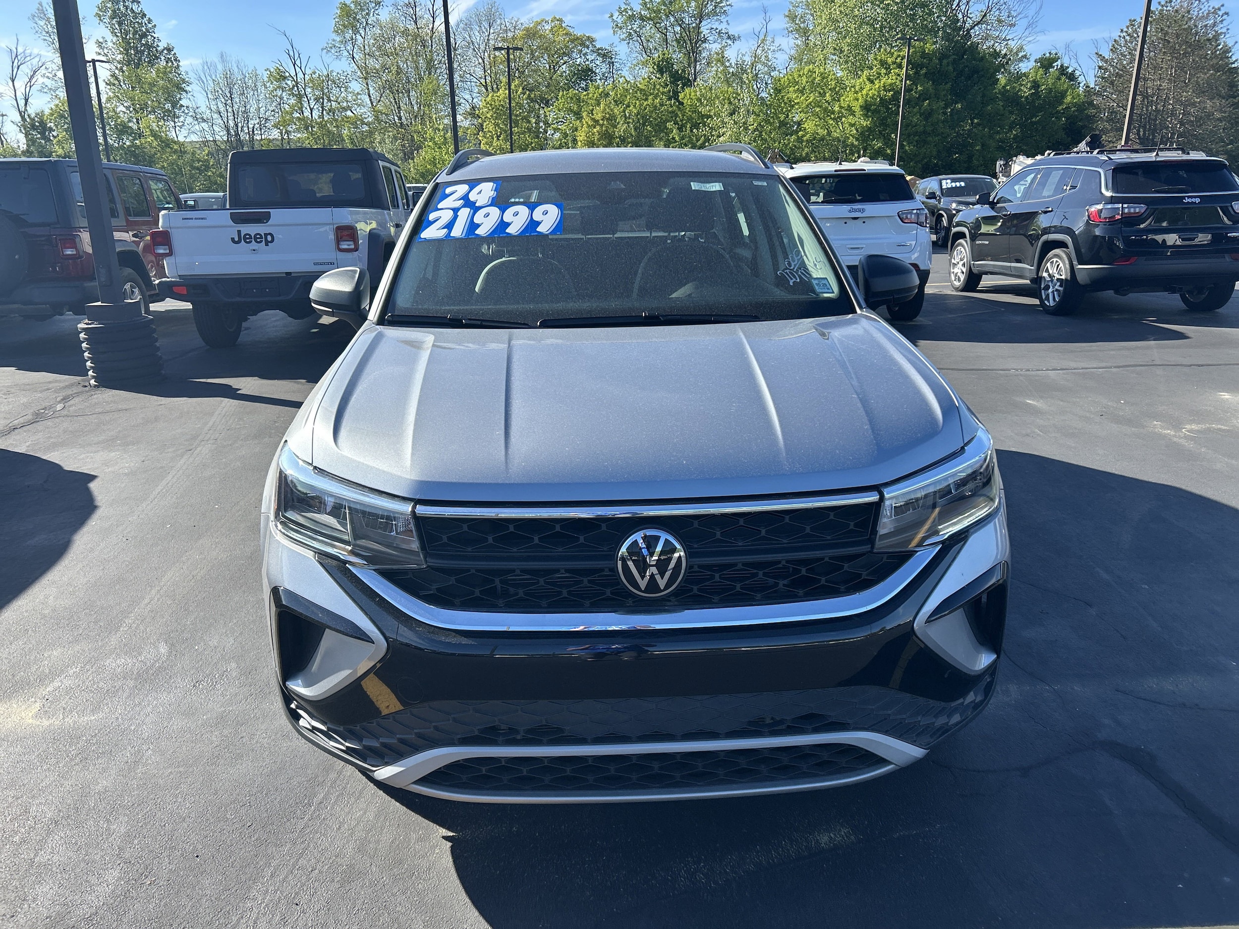 Used 2024 Volkswagen Taos S with VIN 3VV8X7B22RM040565 for sale in Hornell, NY