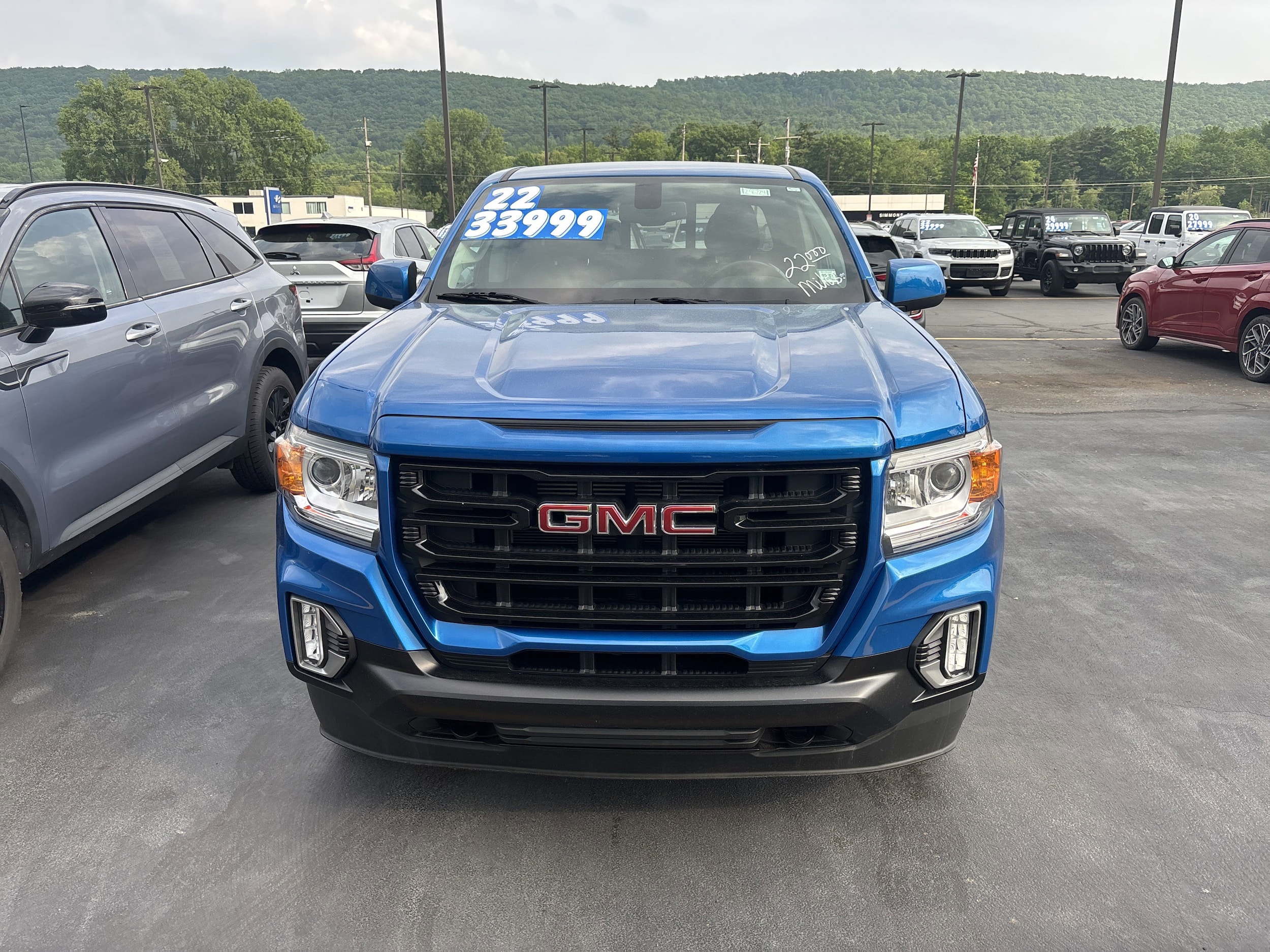 Used 2022 GMC Canyon Elevation with VIN 1GTG6CEN4N1184184 for sale in Hornell, NY