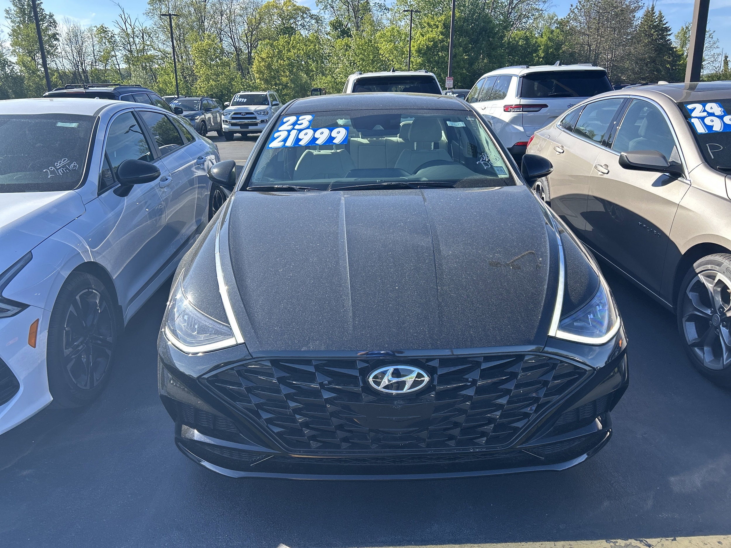 Used 2023 Hyundai Sonata SEL with VIN KMHL64JA8PA261693 for sale in Hornell, NY
