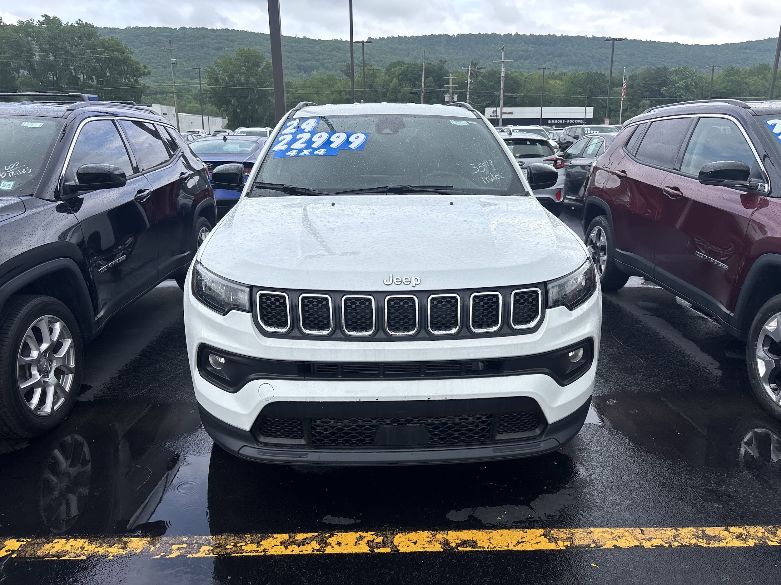Used 2024 Jeep Compass Latitude with VIN 3C4NJDBN4RT606212 for sale in Hornell, NY