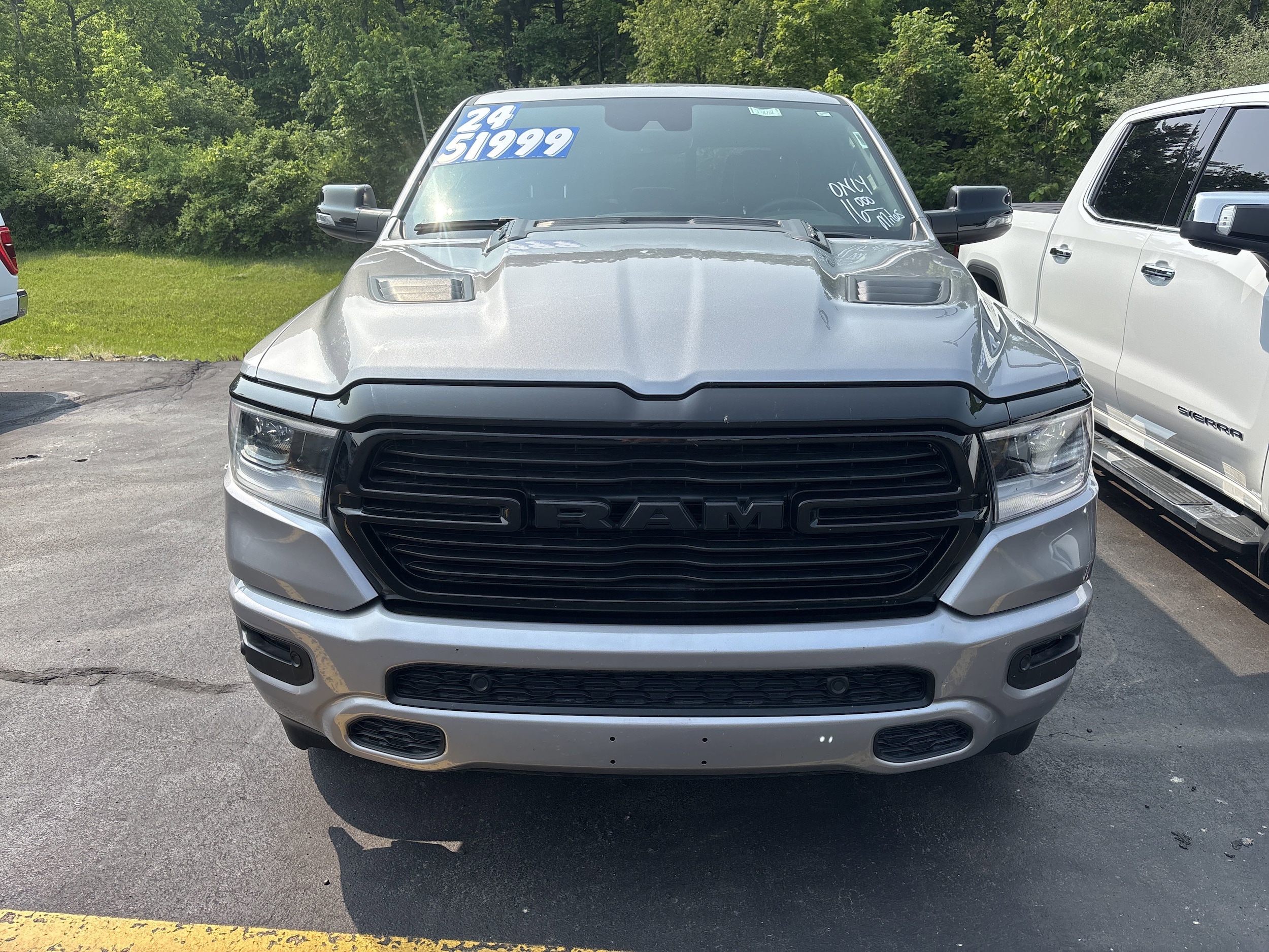 Used 2024 RAM Ram 1500 Pickup Laramie with VIN 1C6SRFJT3RN144952 for sale in Hornell, NY