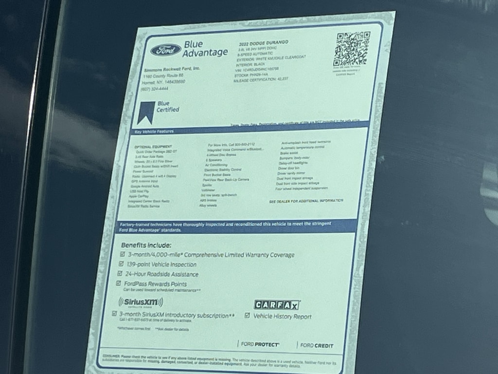Certified 2022 Dodge Durango GT GT AWD