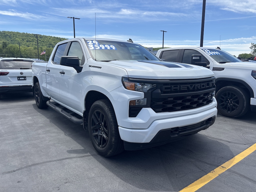 Used 2024 Chevrolet Silverado 1500 Custom Truck Crew Cab