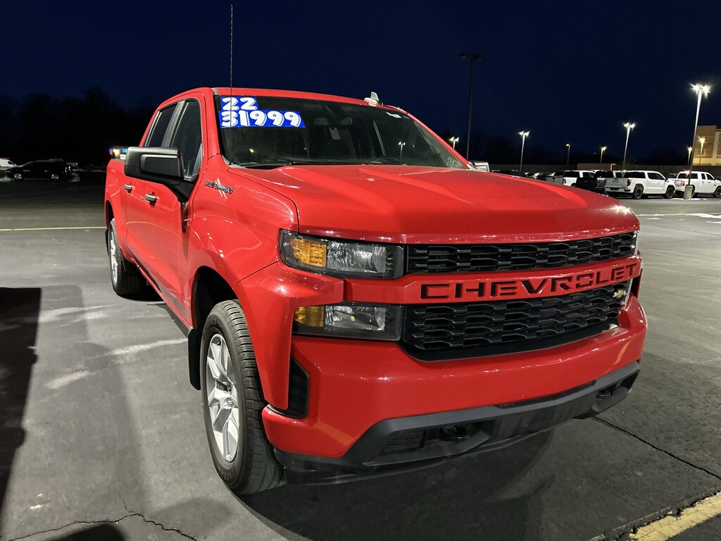 Used 2022 Chevrolet Silverado 1500 LTD Custom Truck Crew Cab