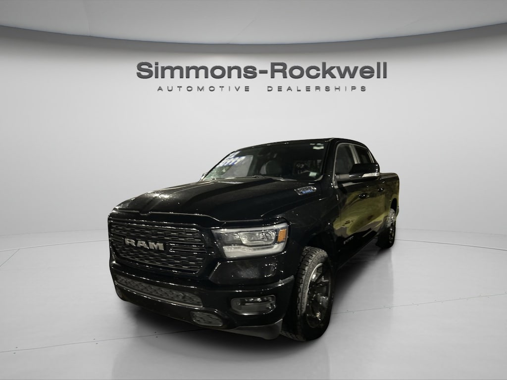 Used 2022 Ram 1500 Big Horn Crew Cab 4x4 57 Box Truck