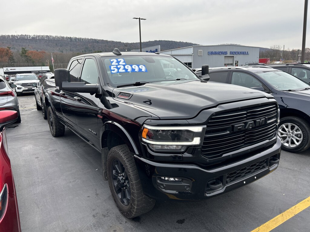 Used 2022 Ram 3500 Laramie Crew Cab 4x4 8 Box Truck