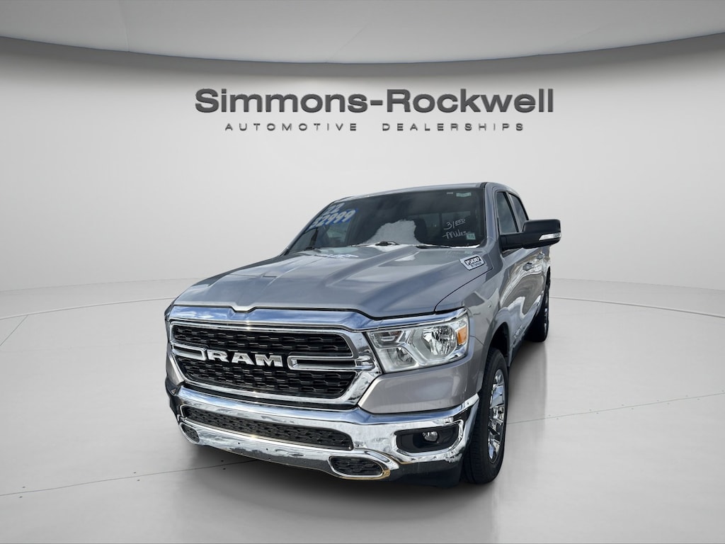 Used 2022 Ram 1500 Big Horn Crew Cab 4x4 57 Box Truck